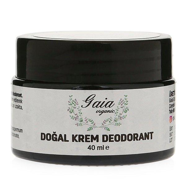 11. Gaia Organic Doğal Krem Deodorant