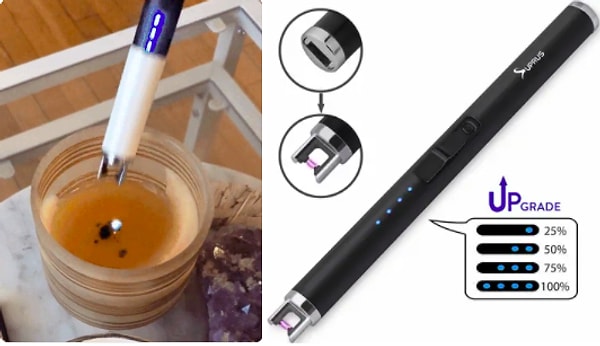 8. Перезаряжаемая зажигалка,