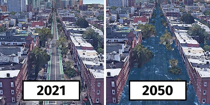 Исследователи предсказали, как будет выглядеть мир в 2050 году, если температура повысится на 3 ° C (15 фото)