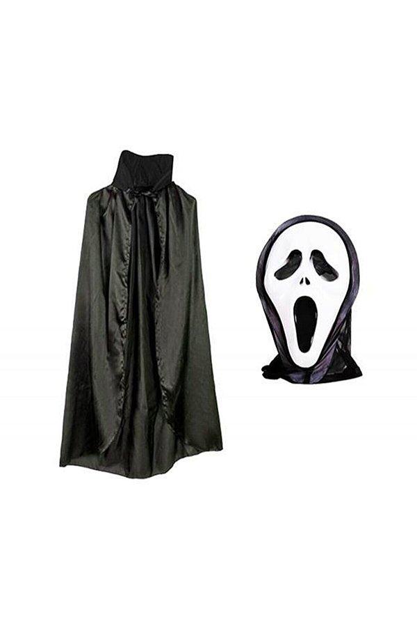 10. Yıllardır eskimeyen bir kostüm: Scream! Çığlık maskesi ve pelerini de az parça ile çok korkunç olmak isteyenler için...