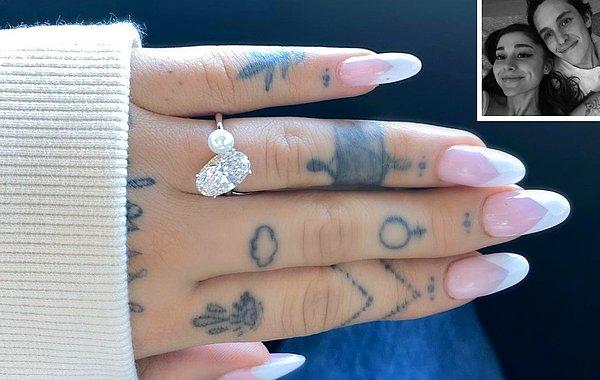 5. Ariana Grande'nin Dalton Gomez tarafından verilen 200.000 dolar değerindeki yüzüğü: