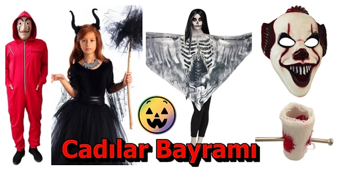 Cadılar Bayramı Partisinde Ne Giysem Derdine Son: En Korkunç Halloween Kıyafetleri ve Aksesuarları