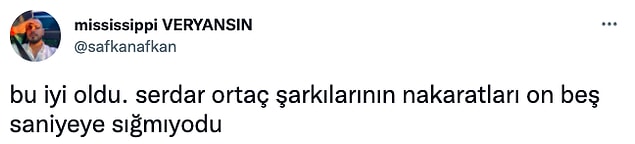 Doyacağız desene.