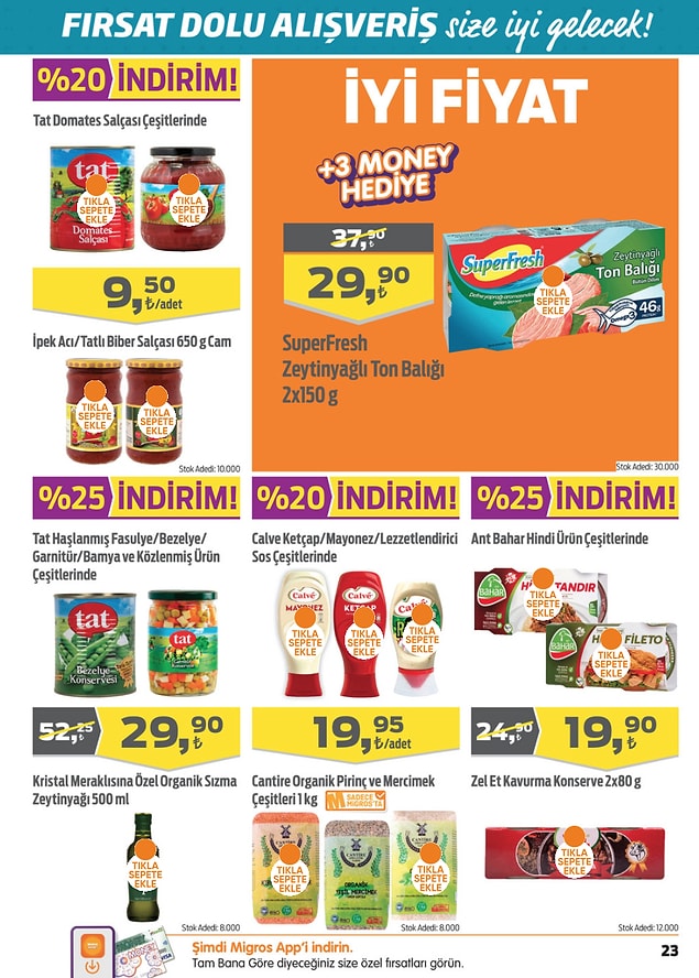 Zel Et Kavurma Konserve 2x80 g 19,90 TL.