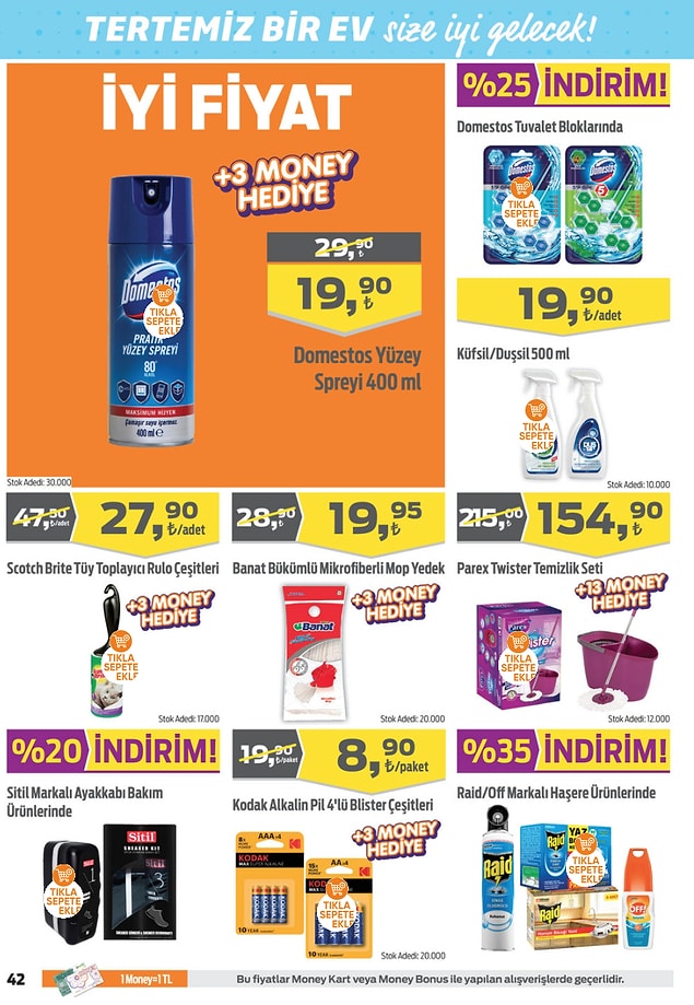 Parex Twister Temizlik Seti 154,90 TL. 13 Money Puan hediye.