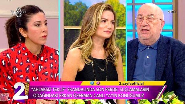 Erkan Özerman, Best Model yarışmacılarına ahlaksız tekliflerde bulunduğu yönünde çıkan iddiaları bugün katıldığı canlı yayında bir kez daha yalanladı.