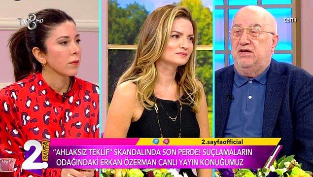 Erkan Özerman, Best Model yarışmacılarına ahlaksız tekliflerde bulunduğu yönünde çıkan iddiaları bugün katıldığı canlı yayında bir kez daha yalanladı.