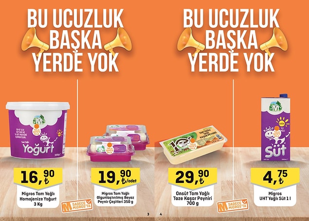 Migros Koyun Peyniri (350 g) 19,90 TL.