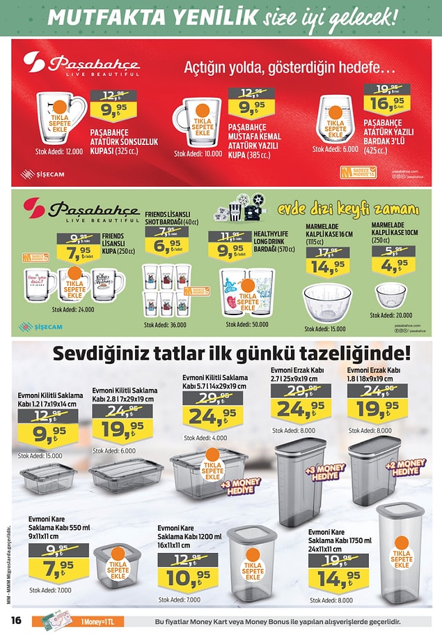 Paşabahçe Friends Lisanslı Kupa 7,95 TL.