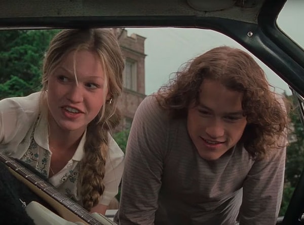 2. Притяжение между Джулией Стайлз и Хитом Леджером в фильме «10 вещей, которые я ненавижу в тебе» была очень правдоподобное.