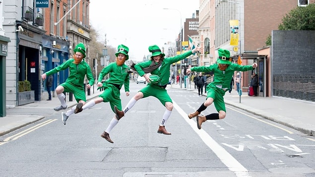 1. St Patrick Gününü doyasıya yaşıyorlar.