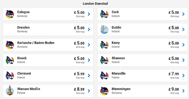 21. Hem konumundan hem de Ryanair havayollarına sahip olduğundan seyahat çok ama çok ucuz.