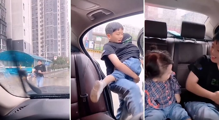 Islanmasını İstemediği Kardeşini Kucağına Alıp Kafasını Tişörtünün İçine Sokan Koca Yürekli Abi