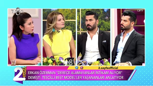 Bugün ise 2. Sayfa programında Özerman'la ilgili çok daha sert iddialar yer aldı. Eski Best Model 3.'sü Ender Ataç'ın Erkan Özerman'la ilgili iddiaları şöyle:
