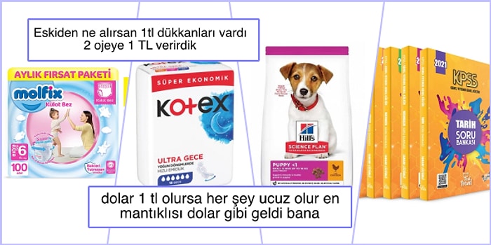 Fiyatını Kalıcı Olarak 1 TL Yapabileceği Eşyaları Seçerken Düşündüren Takipçilerimiz