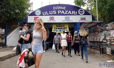 Dolar'ın 9.50'nin Üzerine Çıkmasının Ardından Bulgaristan'dan Edirne'ye Akın Akın Alışveriş Yapmaya Geldiler