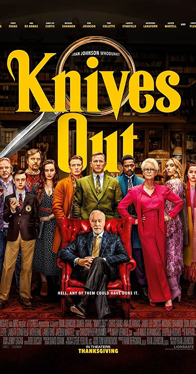 4. Knives Out - IMDb: 7.9