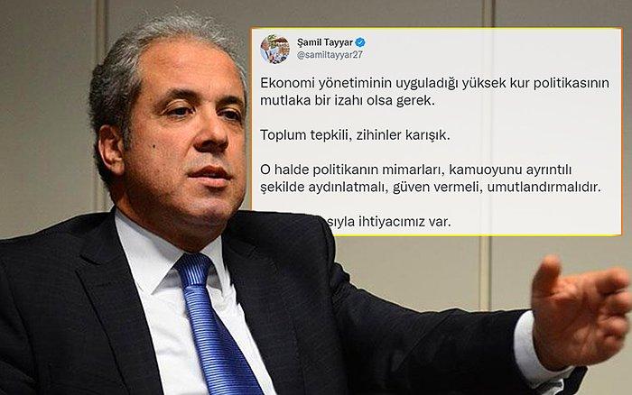 AKP'li Şamil Tayyar'dan Kur Tepkisi: 'Mutlaka Bir İzahı Olsa Gerek'