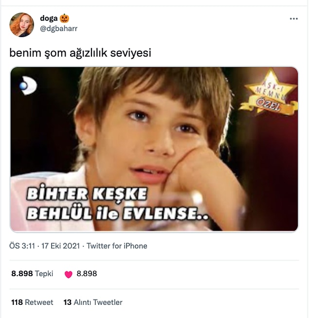 11. Böyle hayal mi kurulur evladım...