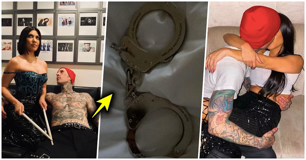 'Grinin Elli Tonu' İlişkisi ile Gündemden Düşmeyen Kourtney Kardashian Kelepçeli Paylaşımıyla Olay Yarattı!