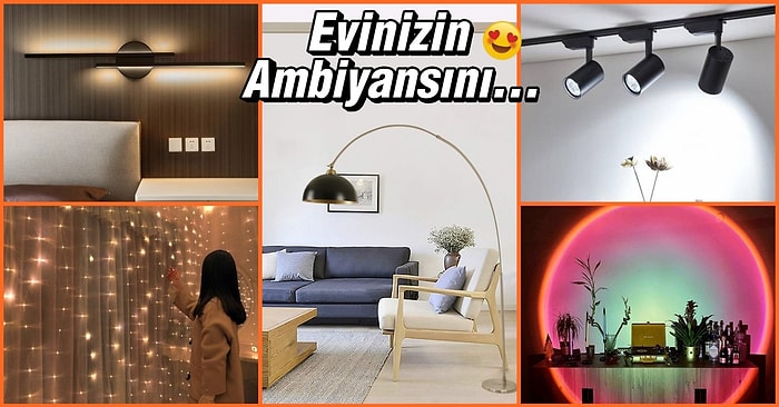 Evinizin Ambiyansını Tamamen Değiştirecek Hem Şık Hem Trend Aydınlatma Ürünleri