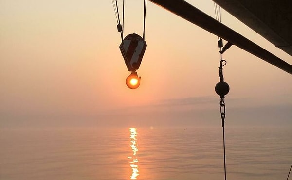 4. Папа сделал это идеальное фото захода солнца