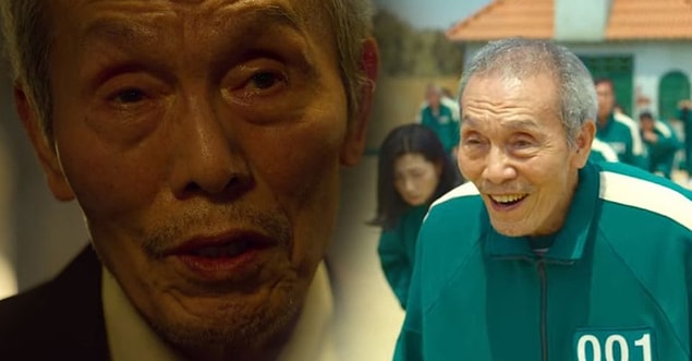 Bilindiği üzere dizide 001 numarayı canlandıran Oh Il-nam karakteri yani yaşlı amca, son bölümde yarışmanın kurucusu olarak karşımıza çıkıyor.