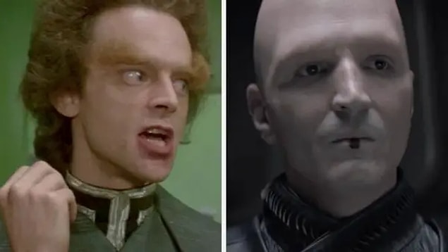 7. Piter de Vries karakteri, filmin 1984 versiyonunda Brad Dourif tarafından canlandırılırken, 2021 versiyonunda David Dastmalchian tarafından canlandırılmış.