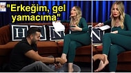 Hande Sarıoğlu'nun Partneri Ertan Süzgün'e Ayaklarını Yıkatırken Yaşanan Samimi Anlar Olay Oldu