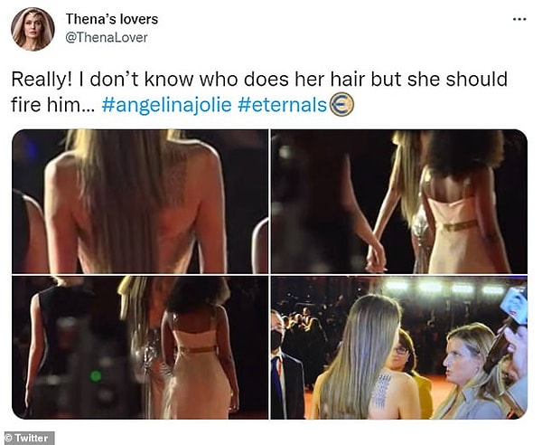 «Действительно! Я не знаю, кто делает ей прическу, но она должна его уволить», - написал @ThenaLover.