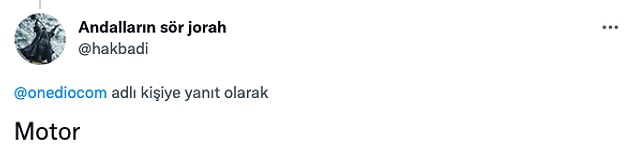 7. Motor tutkunları da üzgün.