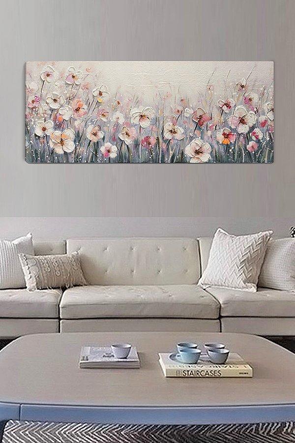 1. Duvarlarınızda çiçekler açtıracak bir tablo..