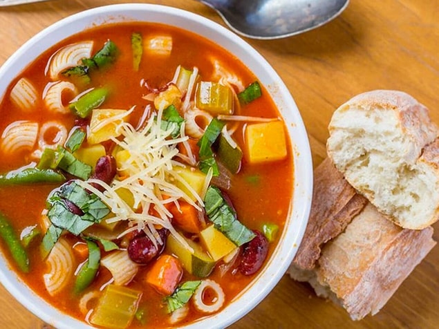 Minestrone Çorbası Malzemeleri