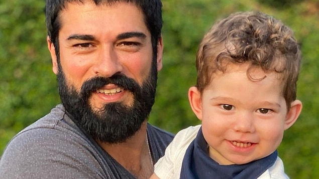 12. Karan bebek annesi Fahriye Evcen'e de benziyor ama babası Burak Özçivit'in fotokopisi adeta.