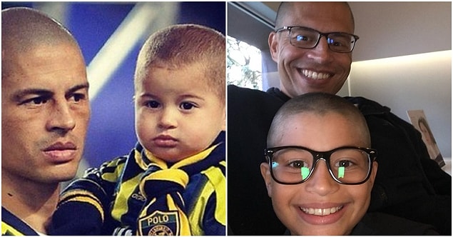 10. Alex de Souza ve oğlu Felipe... Anlatmaya gerek yok, görüyorsunuz!
