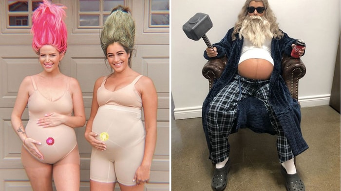 17 беременных женщин, которые гениально выкрутились из положения с нарядом для Хэллоуина