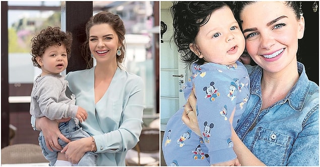 20. Minik Ali Demir'in annesi Pelin Karahan'la olan benzerliğinde maviş gözlerinden çok daha fazlası var.