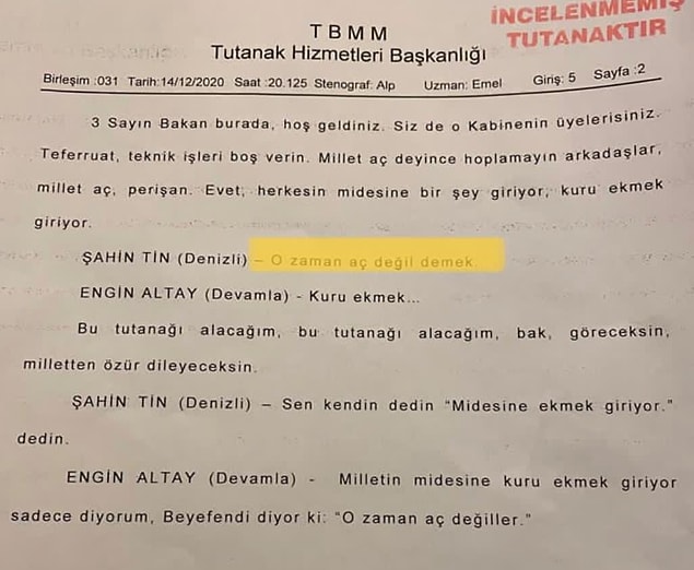 Ülkede ekonomik kriz ve hayat pahalılığı öyle bir noktaya geldi ki her fakirleşmemizde kriterler biraz daha düştü. En son iş insanı olan AKP Denizli Milletvekili de kuru ekmeğe çekmişti seviyeyi.