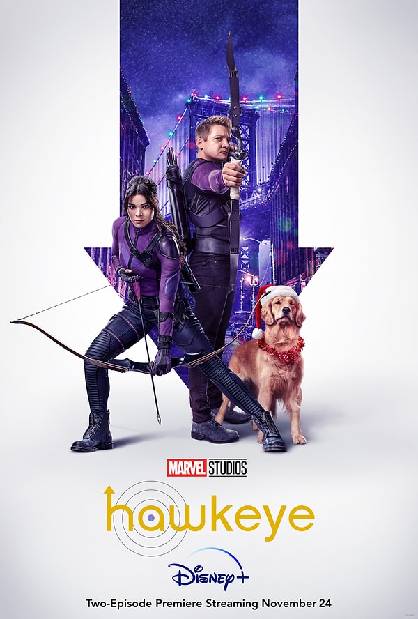 8. Hawkeye dizisinden bir poster yayınlandı. 24 Kasım’da yayında.