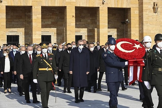 Cumhuriyet 98 Yaşında: Devlet Erkanı Anıtkabir'e Çıktı