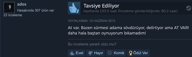 8. At olması yeter.
