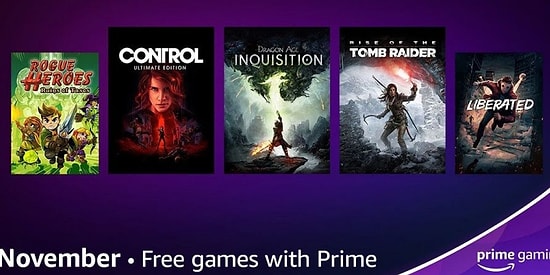 Amazon Prime'da Kasım Ayında 9 Oyun Ücretsiz Oluyor: Rise of the Tomb Raider ve Daha Fazlası!