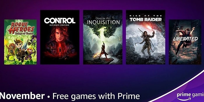 Amazon Prime'da Kasım Ayında 9 Oyun Ücretsiz Oluyor: Rise of the Tomb Raider ve Daha Fazlası!