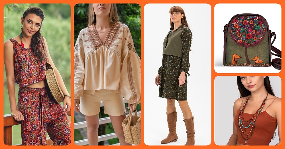 Bohem Tarzdan Vazgeçemeyenlerin Bayılarak Kullanacağı Kıyafet ve Aksesuar Modelleri
