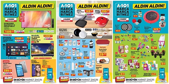 4 Kasım 2021 A101 Aldın Aldın Kataloğu