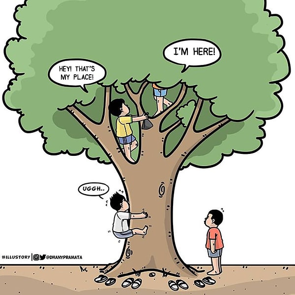 13. Подниматься как можно выше на дерево