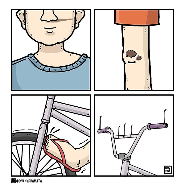 17. Каждый ребенок, который катался на велосипеде