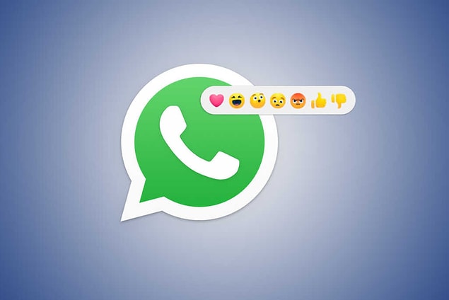 Facebook Messenger ve iMessage gibi uygulamalardan aşina olduğumuz mesajlara tepki verme özelliği, sonunda WhatsApp'a da geldi.