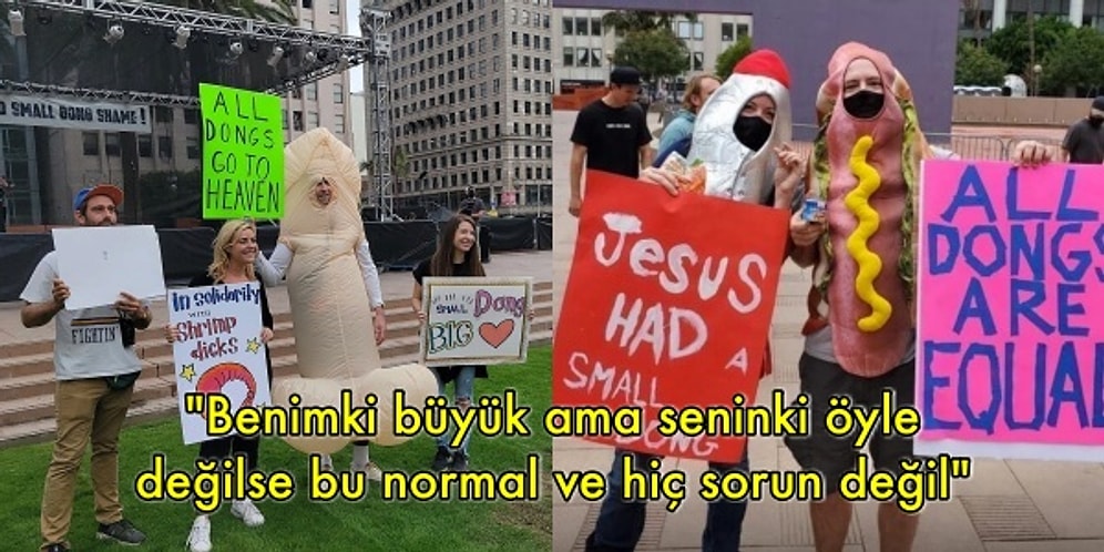 Bunu da Gördük! ABD'de Küçük Penislilere Destek Gösterisi Düzenlendi