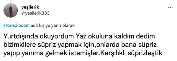 3. Bu yüzden sürprizlerden korkuyorum.